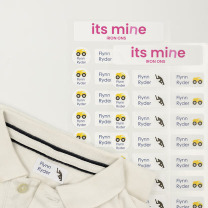 Mixed Iron On Labels