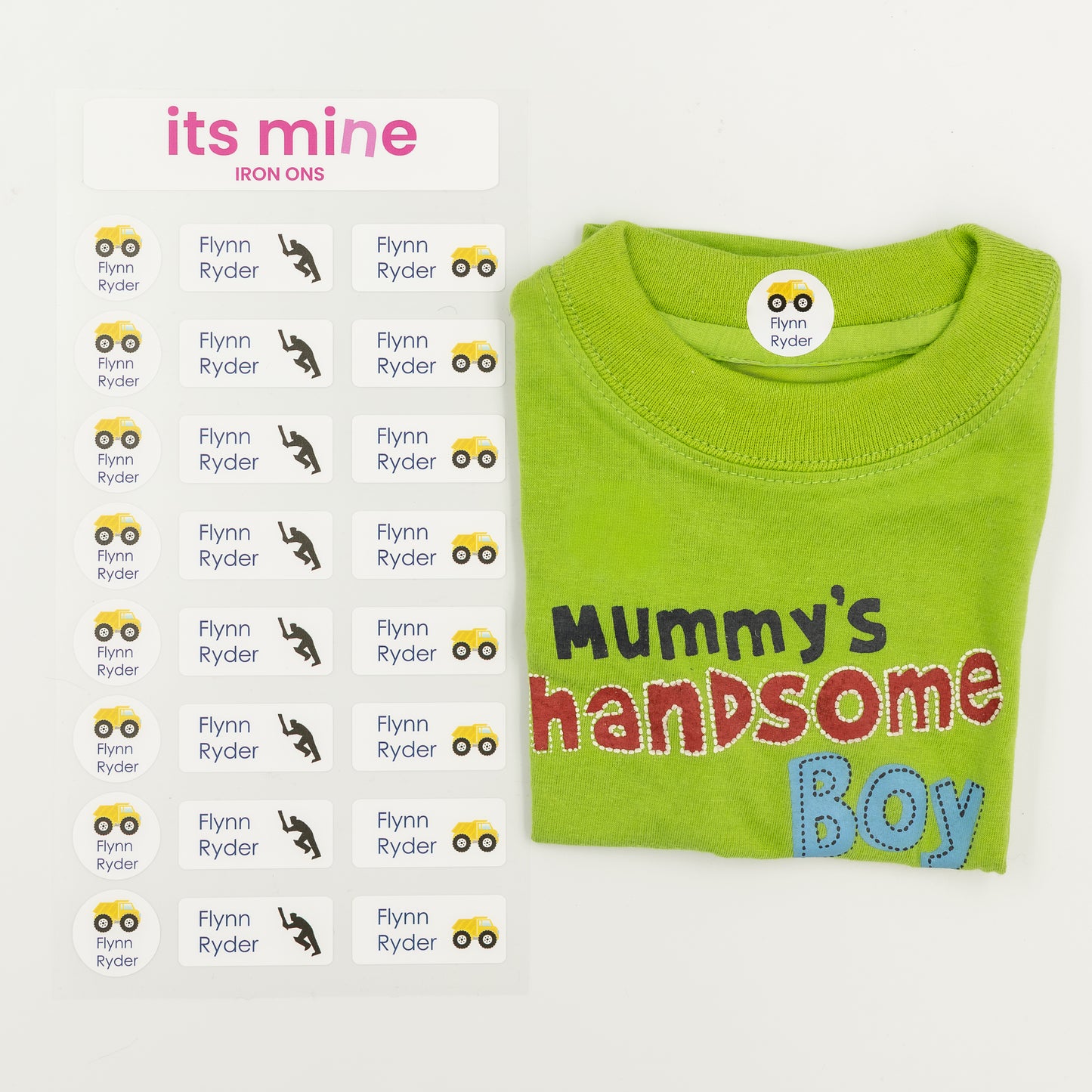Mixed Iron On Labels