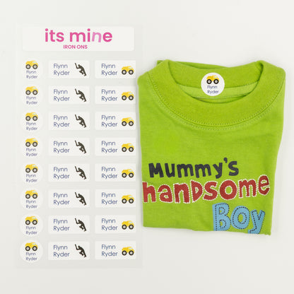 Mixed Iron On Labels