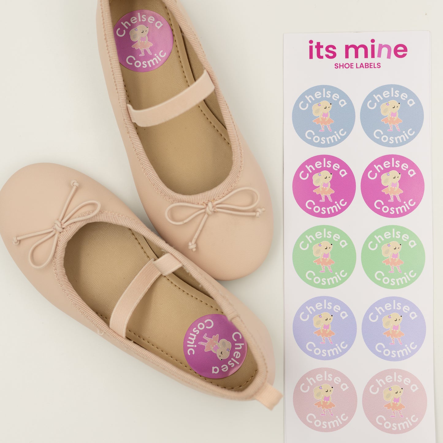 Round Shoe Labels