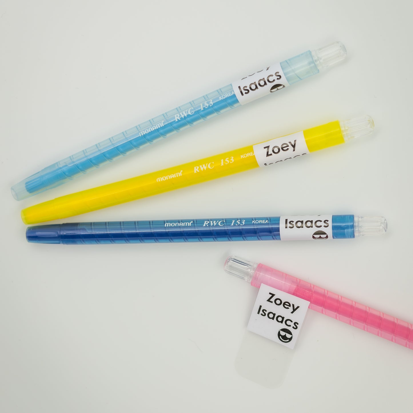 Clear Wrap Around Pencil Labels