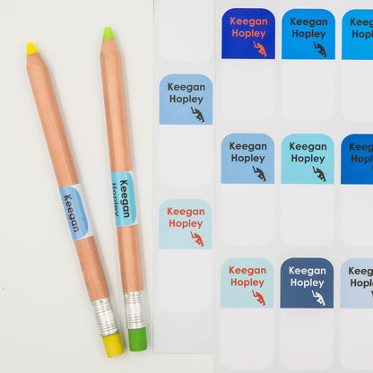 Classic Wrap Around Pencil Labels