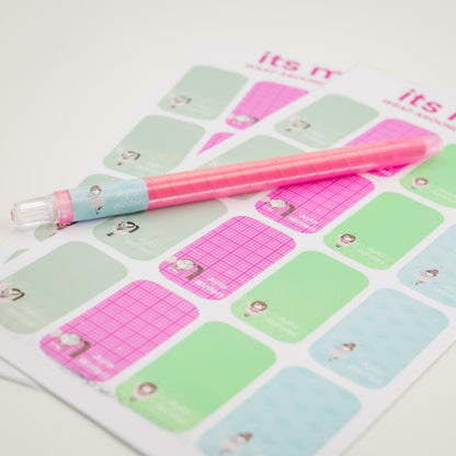Classic Wrap Around Pencil Labels