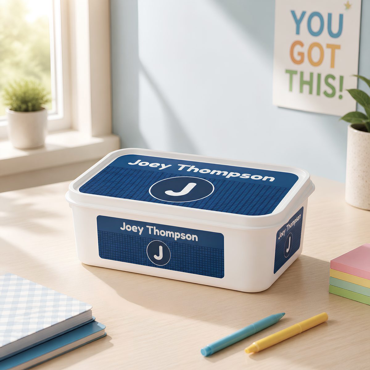 Stationery Tub Name Labels