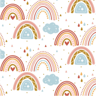 32 Labels / Boho Rainbow