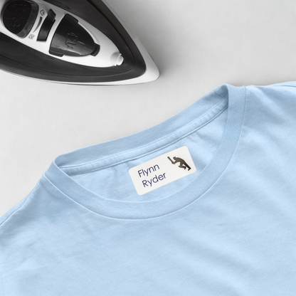 Rectangular Iron On Labels