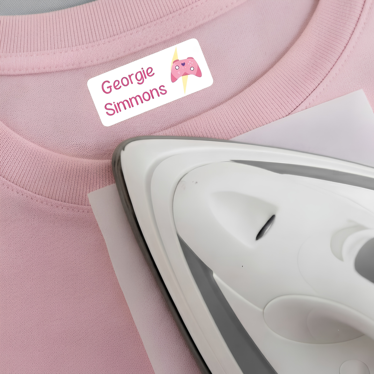 Rectangular Iron On Labels