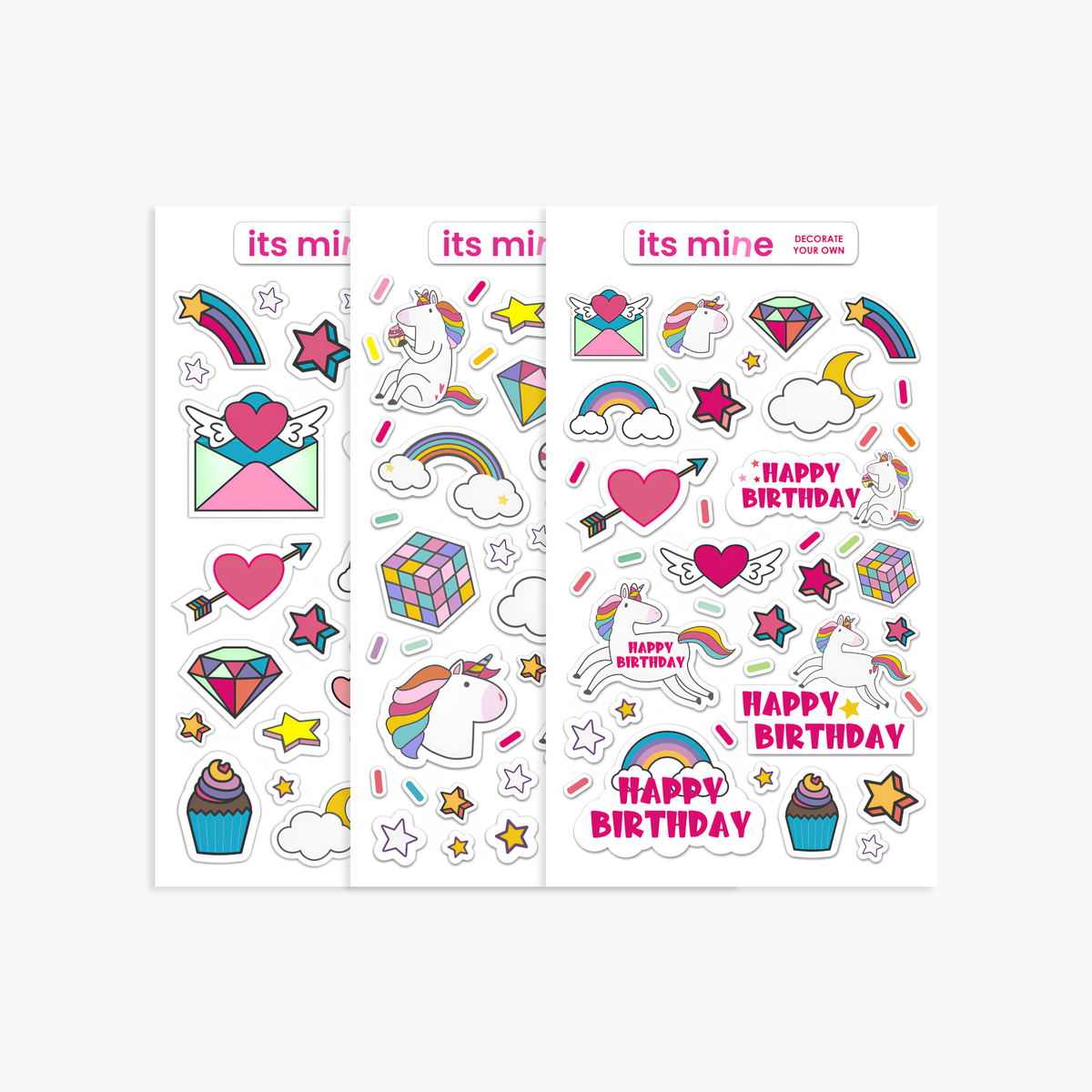 Decorative Stickers - Pack of 100