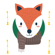 A4 - Pack of 4 / Woodland Friends
