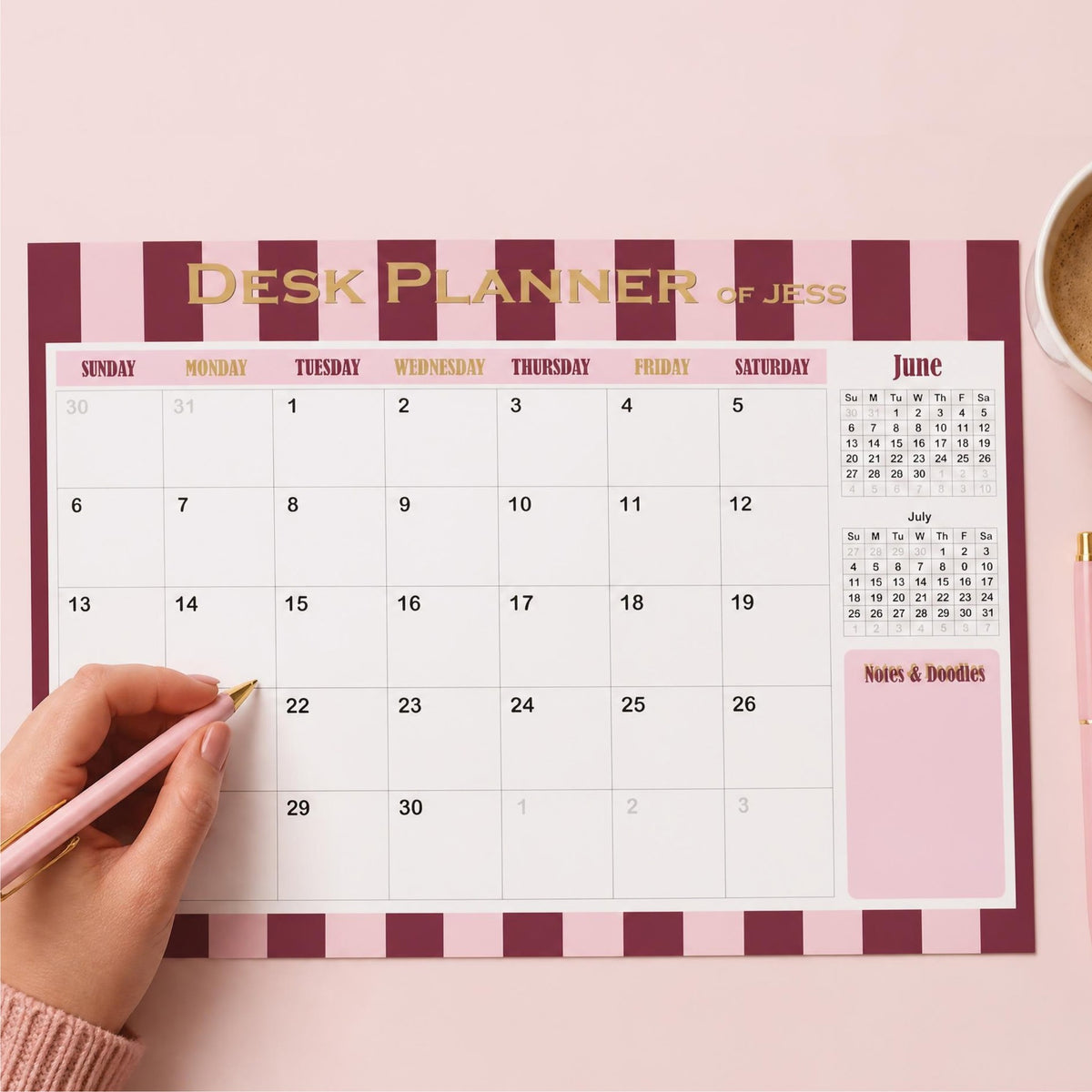 Desk Planner