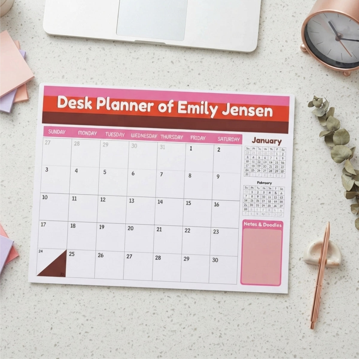 Desk Planner