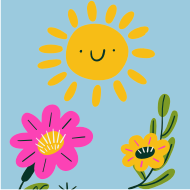 Double Coated — Dishwasher Safe / Sunshine Garden